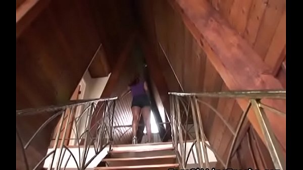 Charming maid blows and fucks